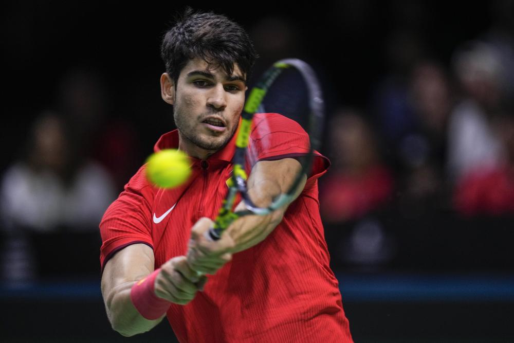 蒙特卡洛大师赛鏖战戴维斯杯，阿尔卡拉斯带队取胜